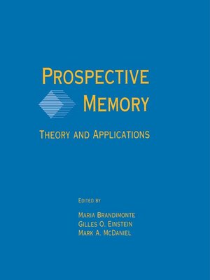 cover image of Prospective Memory